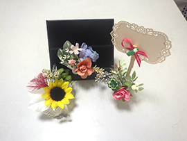 花と遊ぶ 楽々フラワーアレンジメント教室