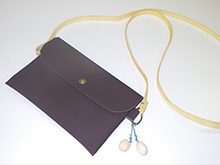 ヒノキレザーでスマホポシェットを作ろう