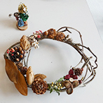 落ち葉や木の実であそぼう