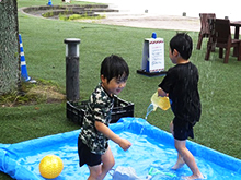 夏限定!水遊び広場