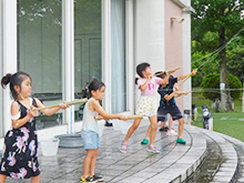 自然体験~水鉄砲を作ろう