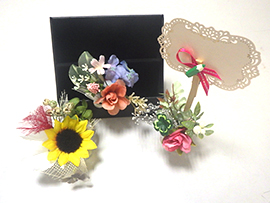 花と遊ぶ♡楽々フラワーアレンジメント教室