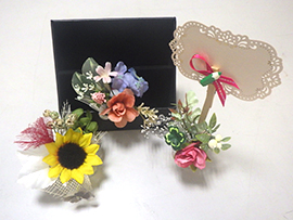 花と遊ぶ 楽々フラワーアレジメント