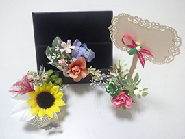 花と遊ぶ 楽々フラワーアレンジメント教室