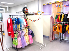 ハロウィンの衣装貸出し