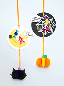 ハロウィンおばけのオーナメントづくり