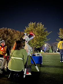 星空観察会「15年に一度!針のように細い土星の環を見よう」