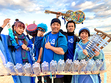 海洋ごみ楽器ゴミンゾクによる演奏会