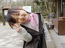 サザンカの花びら染め