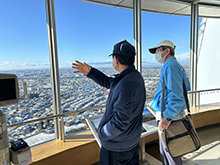 タワーガイドボランティア特別ガイドツアー「タワーからのお城巡り!」