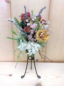 ドライフラワーのミニブーケを作ろう