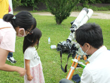 138星空入門 「黒点あるかな?安全な太陽の観察に挑戦!」