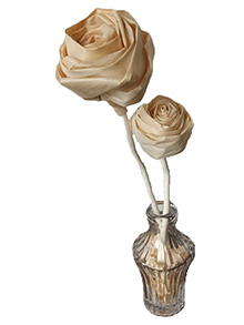 ウッドフラワーのバラを作ろう