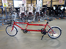 タンデム自転車試乗体験