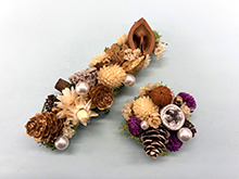 ドライフラワーのマグネットを作ろう