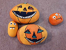 ストーンペインティング~ハロウィン~