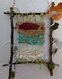 織物のタペストリーを作ろう