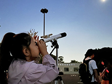 138星空入門「星空観察会」「きみも星空探検隊!望遠鏡を操作してみよう」
